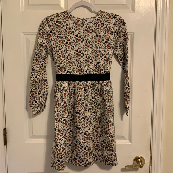 Brooks Brothers, girl’s flower pattern dress with bow, size 12 - Picture 1 of 3